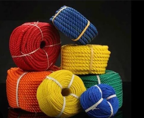 PP and HDPE rope coils in multiple colours
